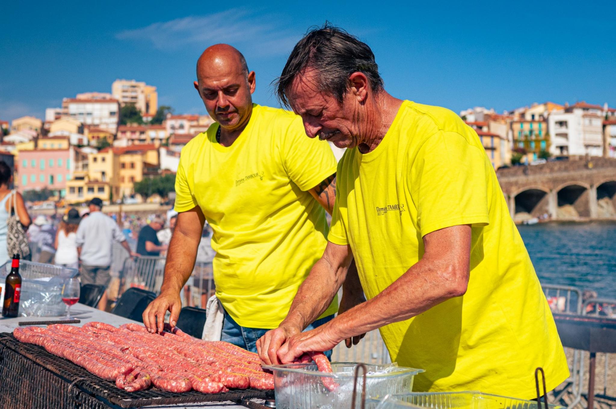 Grillades en bord de mer
